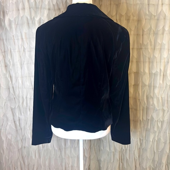 Harold's Black Velvet Women's Jacket | Size 4 - Picture 6 of 7
